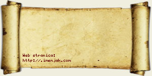 Negovanka Perović vizit kartica